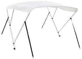 Toldo em 3 arcos Bimini 183x180x137 cm branco