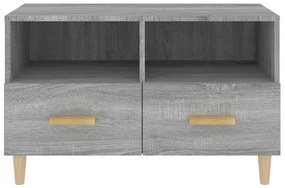 Móvel de TV 80x36x50 cm derivados de madeira cinzento sonoma