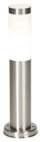 Candeeiro de poste exterior moderno em aço 45 cm IP44 - Rox Moderno