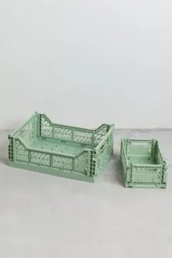Conjunto De 2 Caixas Dobráveis E Empilháveis De Plástico Doli Tropa - Sklum