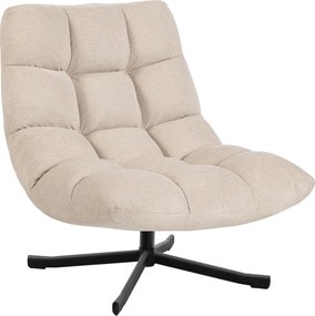 Poltrona Giratória Moderna Poltrona de Sala de Estar com Base de Cruz Estofada em Chenille Impermeável Assento Extra Largo e Pernas de Aço Poltrona Re