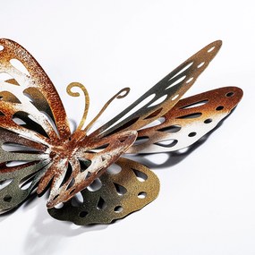 Acessório Decorativo de Parede Farfalla – Multicolor – 29 x 22 cm