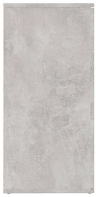 Aparador 160x36x75 cm contraplacado cinzento cimento