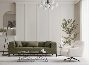 Sofá de 3 Lugares Gio – Verde – 225x93x75 cm
