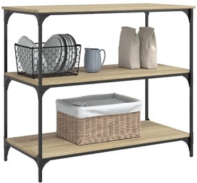 Carrinho cozinha 102x50x95 cm deriv. madeira carvalho sonoma