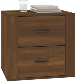 Mesa de cabeceira 50x39x47 cm cor carvalho castanho