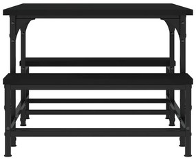 Mesa de centro 100x50,5x40 cm derivados de madeira preto