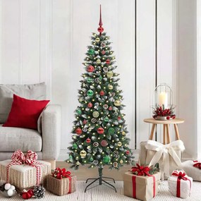 vidaXL Árvore de Natal Artificial Verde 150 cm PVC, Plástico e Aço
