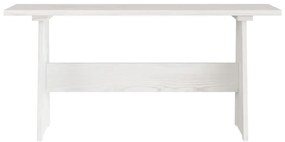 3 pcs conjunto de jantar REINE madeira pinho maciça branco