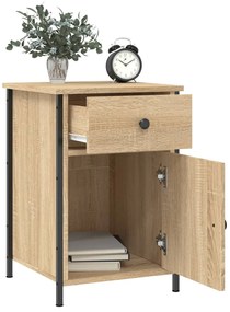 Mesas cabeceira 2 pcs 40x42x60cm deriv. madeira carvalho sonoma