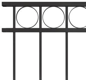 Painel de vedação 1,7x1,2 m aço preto
