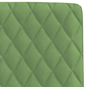 Cadeiras de jantar 2 pcs veludo verde-claro