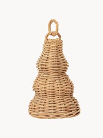 Rattan Tree Pendants Bell, Set of 2