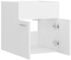 Armário lavatório 41x38,5x46 cm derivados de madeira branco