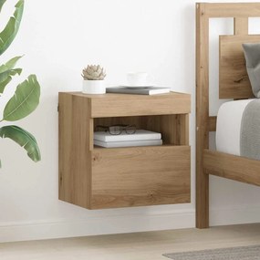 vidaXL Gabinetes de TV na Parede 2 pcs Carvalho Artesanal