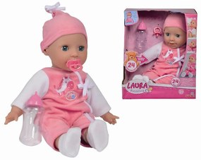 Nenuco com Acessórios Smoby Laura Talking Baby 38 cm + 2 Anos