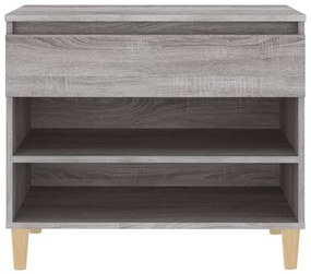 Sapateira 70x36x60 cm derivados de madeira cinzento sonoma