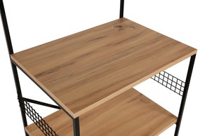 Armário Multiusos Anemon – Preto – 60x124x45 cm