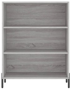 Armário alto 69,5x34x180 cm derivados de madeira sonoma cinza