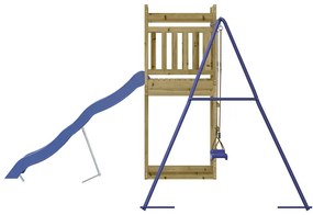 Conjunto de brincar para exterior madeira de pinho impregnada