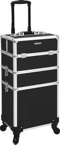Mala maquilhagem 35 x 68,5 x 25 cm 3 em 1 preto