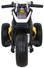 Mota elétrica para Crianças 12V 3 Rodas Rodas Espuma EVA Amarela