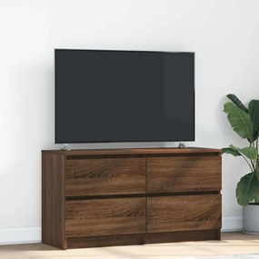 Móvel de TV 100x35x54 cm derivados de madeira carvalho castanho