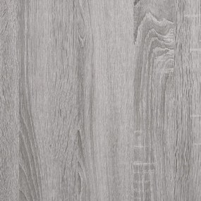 Mesa de cabeceira de parede 50x36x40 cm cinzento sonoma