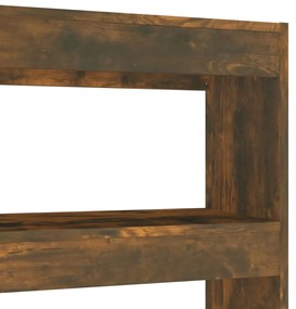 Estante/divisória 100x30x135 cm cor carvalho fumado
