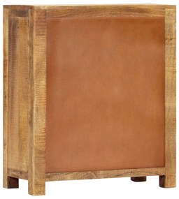 Aparador 65x30x75 cm madeira de mangueira maciça e áspera