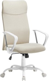 Cadeira de escritório ergonómica com apoio ajustável e inclinação. | SONGMICS | 58 x 59 x 114,7-122,7 cm | OBN034K01.