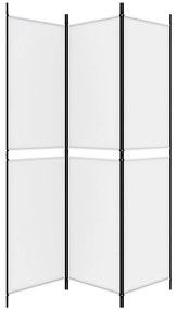 Divisória/biombo com 3 painéis 150x200 cm tecido branco