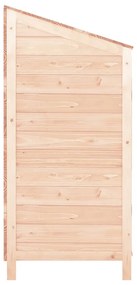 Abrigo de jardim 102x52x112 cm madeira de abeto maciça