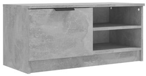 Móvel de TV 80x35x36,5 cm madeira processada cinzento cimento