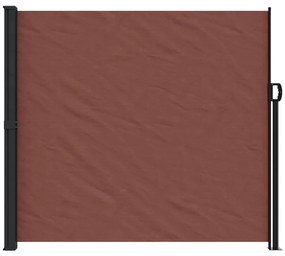 Toldo lateral retrátil 180x300 cm castanho