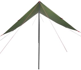 Lona de campismo 430x380x210 cm impermeável verde