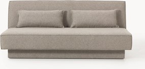 Sofá-cama em bouclé com arrumação David (2 lugares)