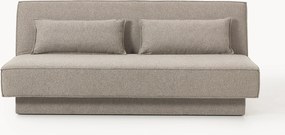 Sofá-cama em bouclé com arrumação David