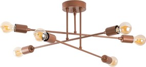 Candeeiro de Teto Fleur – Cobre – 66 x 66 cm