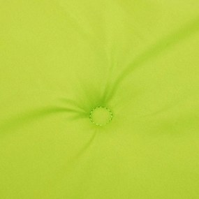 Almofadão p/ banco de jardim 200x50x4 cm tecido verde brilhante