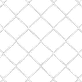 Cerca de Cadeia com 20 Postes U Prateados 1x10 m Aço