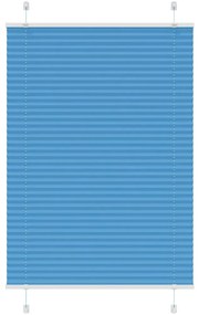 Azul Plissada Cega 90x150 cm Largura Tecido 89,4 cm Poliéster