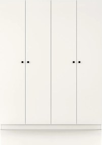 Conjunto de Quarto Juvenil Royal – Branco – Guarda-roupa: 120x170x41 c