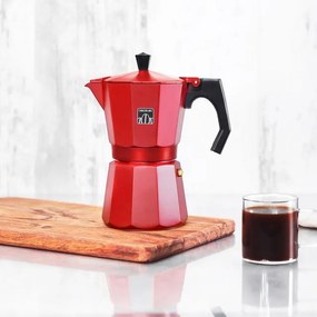 Cafeteira italiana de alumínio Mokclassic 1200 Red
