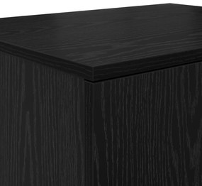 Armário de Armazenamento vidaXL Preto 103x41x40 cm Madeira de Engenhar