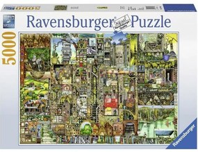 Puzzle Ravensburger Weird Town / Colin Thompson (5000 Peças)