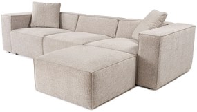 Sofá de Canto Lora – Mocha – 303 cm x 193 cm