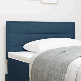 Cabeceira vidaXL Design Linhas Azul 80 cm Tecido
