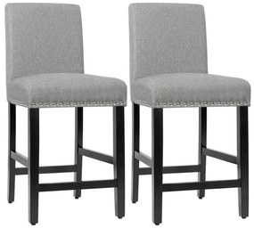 Conjunto de 6 bancos portáteis de plástico empilháveis ​​- Preto