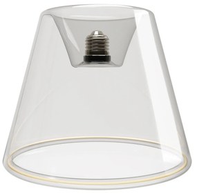 Lâmpada LED Transparente Linha Fantasma Cone Embutido 6W 500Lm E27 2200K Regulável - G01